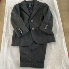 卒園式入園式に！美品BeBe グレー フォーマルスーツ100