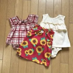 子供服　女の子　夏 80サイズ　3点セット　セットアップのサムネイル