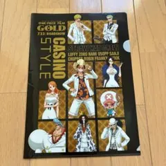 ONE PIECE FILM GOLD カジノスタイル クリアファイル