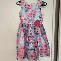 花柄　女児ドレス ワンピース　130のサムネイル