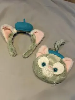 ジェラトーニ カチューシャとパスケースセット　ディズニーシー　disney