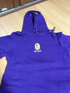 A BATHING APE パープル パーカー