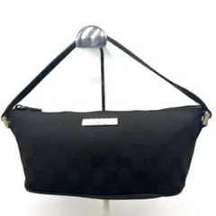 【極美品】グッチ GG ハンドバッグ アクセサリーポーチ キャンバス レザー