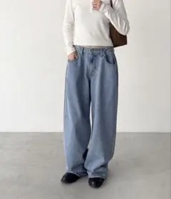 CANALJEAN diggityボタンポケットデニムパンツ Sサイズのサムネイル