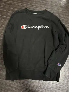 Champion ブラック スウェット Lサイズ　チャンピオン　トレーナー