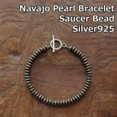 ナバホパール シルバー925 ブレスレット Navajo Pearls no1 - メルカリ