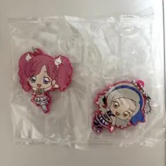 アイカツ×プリパラ カプセルラバーマスコット 黒沢凛 天羽まどか