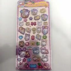 正規品確約★うるちゅるポップシール　フワフワらびちゃん