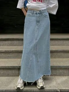 SHEIN DAZY　Lサイズ デニムロングスカート 新品