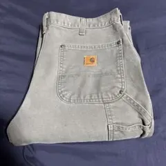 最終値下げ Carharttダブルニー W35L32 人気のモスグリーン