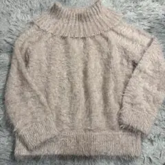 axes femme ファーセーター　ファーニット　シャギーニット