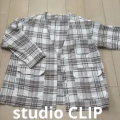 studio CLIP スタジオクリップ　チェック　コットン　ジャケット