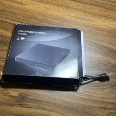 外付けDVDドライブ｜MacBook対応｜取扱説明書＋未使用4.7GBディスク付