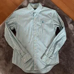 Ralph Lauren Sport ストライプ長袖シャツブルー