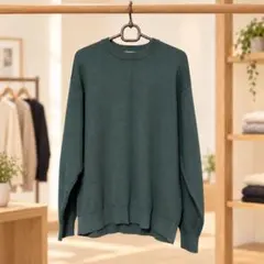 GU 深緑 ニット セーター Sサイズ オーバーサイズ