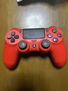 美品　PS4 純正 ワイヤレスコントローラ　DUALSHOCK4 マグマ・レッド