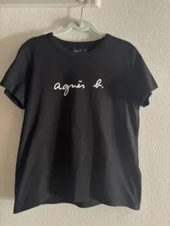 agnes. b アニエス・ベー　Tシャツ　半袖　黒　夏　T2