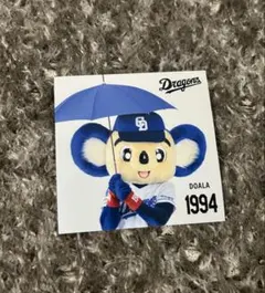 中日ドラゴンズ ガールズシリーズ非売品ステッカー　ドアラ