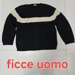 入手困難 美品 FICCE メンズ サマーニット Vネック 日本製 - メルカリ