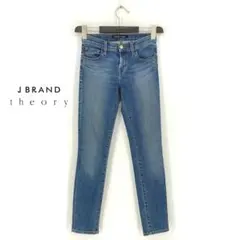 B0462/美品【24/XS相当】ジェイブランドセオリー/デニム/青/綿のサムネイル