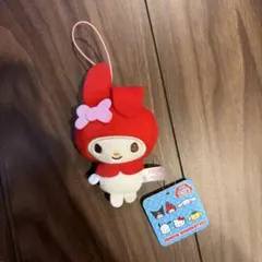 マイメロディ ぬいぐるみ マスコット 赤
