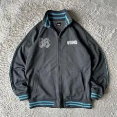 ヴァンズ 90s VANS トラックジャケット L グレー