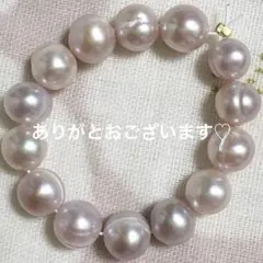 淡水パール 在庫整理にご協力あれ！10cm前後のちっこい輪っか1こ。その 