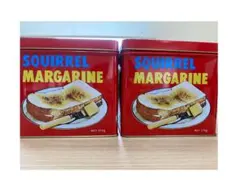 Squirrel Margarine レトロ缶 273g 1個