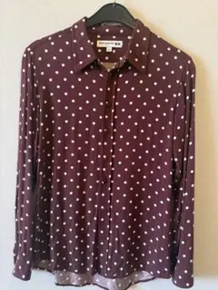 ユニクロ　イネスINES DE LA FRESSANGE 水玉シャツ Sサイズ
