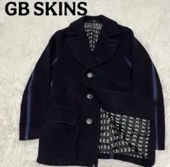 ジービースキンズ テーラードカラーコート ピーコート アウター ウール