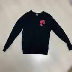 バービー ロゴ トレーナー 黒