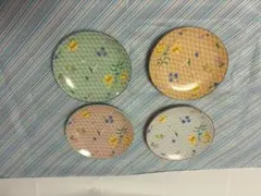 花柄皿4枚セット