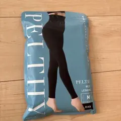 PELTHY 骨盤ベルト着圧レギンス ブラック Mサイズ