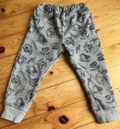 キッズ 長ズボン 工事車両 ダンプ　ブルドーザー 車 裏起毛 100