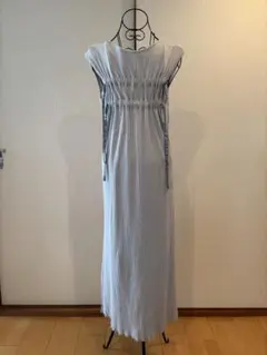 RAYBEAMSライトブルーロングワンピース