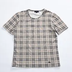 BURBERRY LONDON バーバリー ノバチェックTシャツ カットソー M