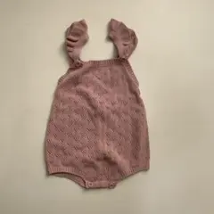 【最終価格】tocoto vintage 2y コットンニット　ロンパース　90