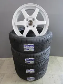 送料込み☆S6(ホワイト)+ハンコック 165/45R15☆ワゴンR・ミラ 送料込み☆S6(ホワイト)+ハンコック 165/45R15☆ワゴンR・ミラ - メルカリ