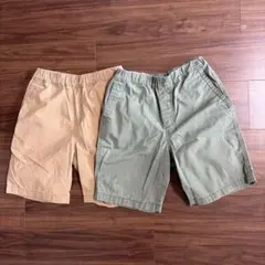 ユニクロハーフパンツ(130cm)2枚セット