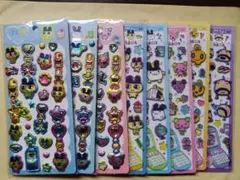 【たまごっち】ぷくキラチャームステッカー平成はっぴーフォン　8点セット