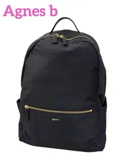 極美品 アニエスベー Agnes b リュック バックパック ナイロン ブラックのサムネイル