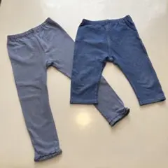 UNIQLO 100cm レギンス　パンツセット