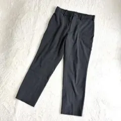 ユニクロ スマートアンクルパンツ グレー S 通勤