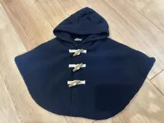値下げHOT BISCUITS ネイビー フード付きポンチョ