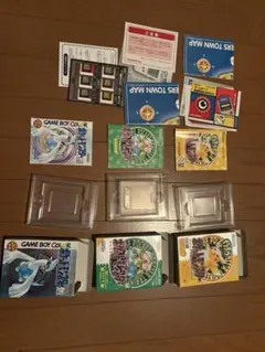 箱と取説のみ　ポケットモンスター　緑　ピカチュウ　銀