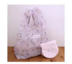 【未開封】PAUL & JOE エコバッグ＆ふわふわネコポーチ2点セット