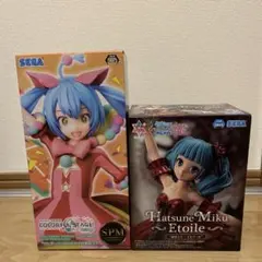[新品、未開封]　初音ミク　フィギア　2点セット