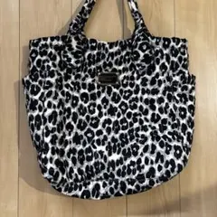 MARC BY MARC JACOBS レオパードトートバッグ ナイロン
