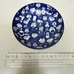 SNOOPY 小皿　レトロ　ビンテージ　ブルー