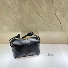 本革 ショルダーバッグ 牛革 高品質 編み込み 肩掛け 黒 アイボリー オシャレ